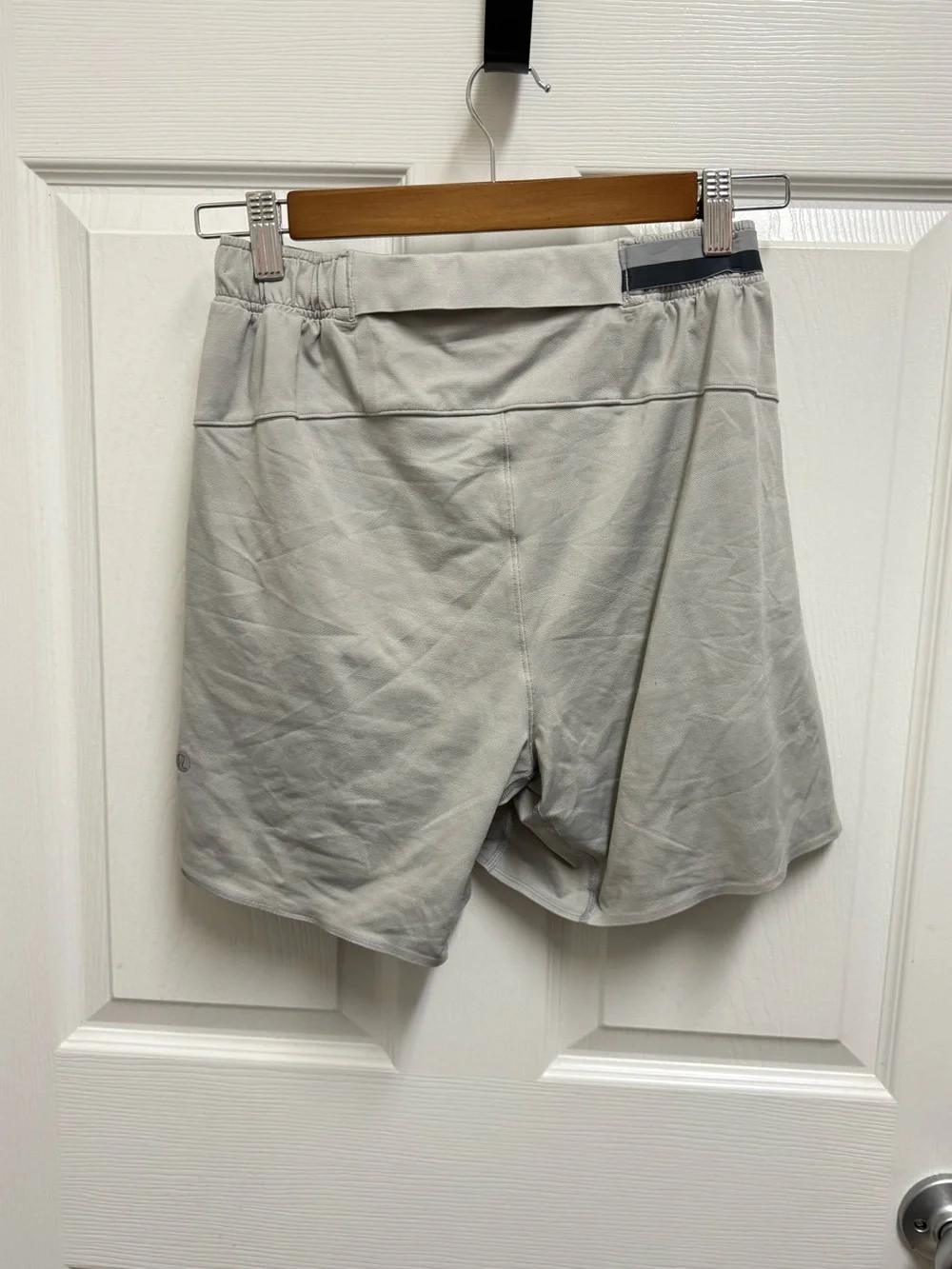 Lululemon Light Gray Camo Athletic Shorts